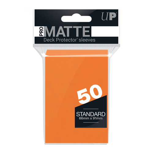 Ultra PRO PRO-Matte Standard Deck Protector sleeves - Orange (50)