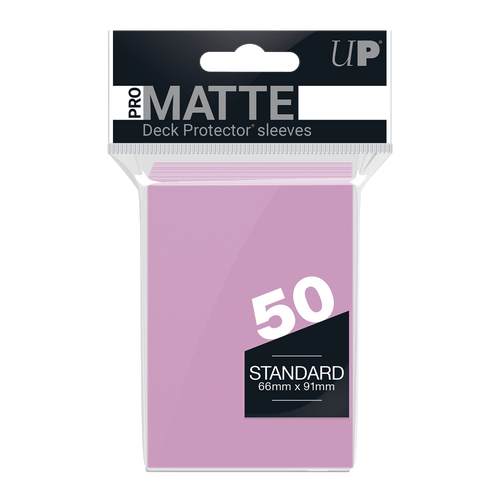 Ultra PRO PRO-Matte Standard Deck Protector sleeves - Pink (50)