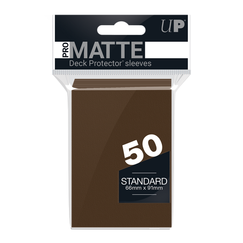 Ultra PRO PRO-Matte Standard Deck Protector sleeves - Brown (50)