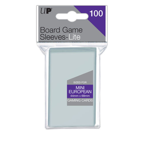 Ultra PRO Lite Mini European Board Game Sleeves 44mm x 68mm (100)