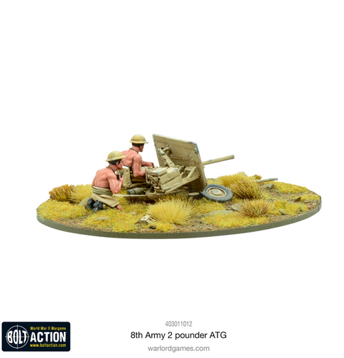 Bolt Action: British 8th Army - 2 Pounder ATG (Eng)