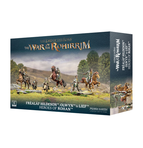 Middle-Earth Strategy Battle Game: Fréaláf Hildeson, Olwyn & Lief, Heroes of Rohan
