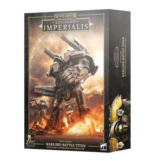 Warhammer: Legions Imperialis - Warlord Battle Titan With Power Claw and Plasma Annihilator