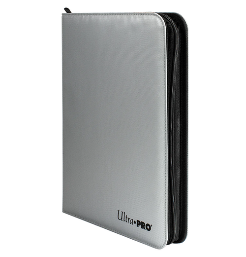 Ultra PRO 9-Pocket Zippered PRO-Binder - Silver
