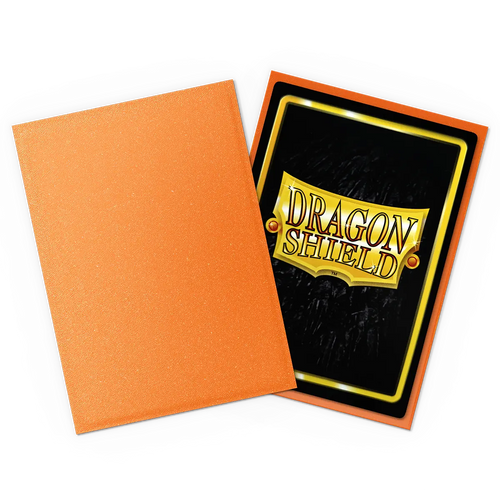 Dragon Shield: Standard Matte Sleeves (100) - Amber