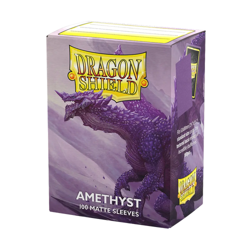 Dragon Shield: Standard Matte Sleeves (100) - Amathyst