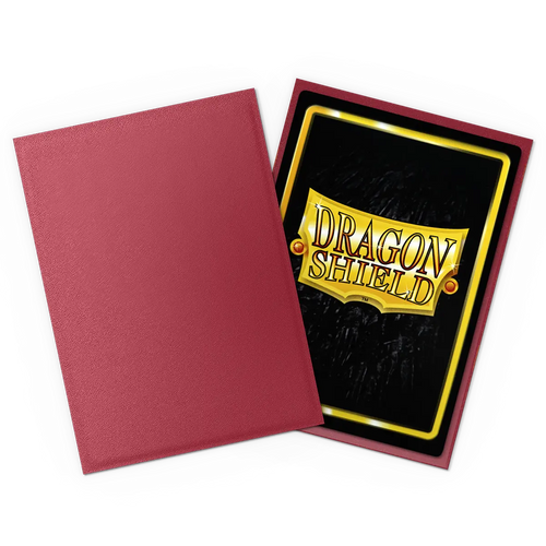 Dragon Shield: Matte Non-Glare Sleeves (100) - Blood Red