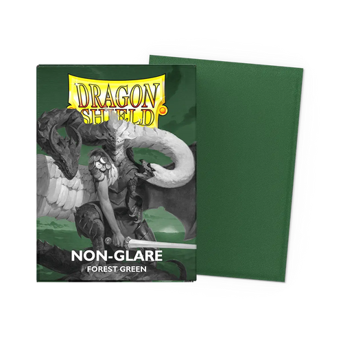 Dragon Shield: Matte Non-Glare Sleeves (100) - Forest Green