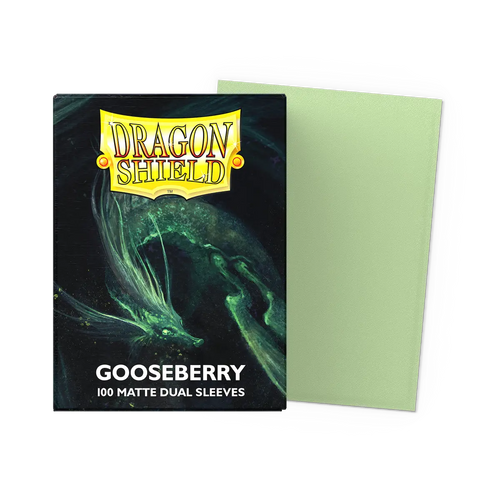 Dragon Shield: Dual Matte Sleeves (100) - Gooseberry