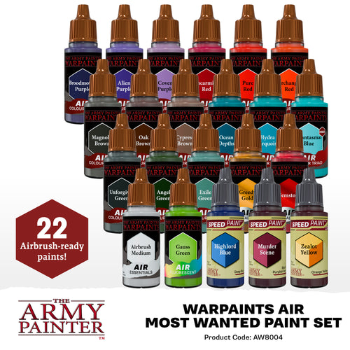 Army Painter: Warpaints Air Most Wanted Paint Set