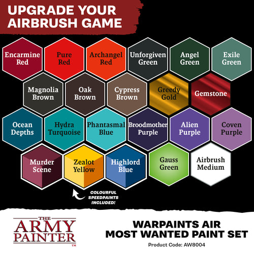 Army Painter: Warpaints Air Most Wanted Paint Set