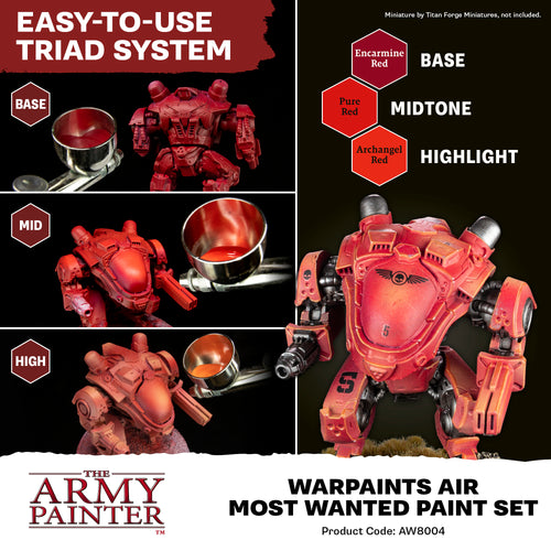 Army Painter: Warpaints Air Most Wanted Paint Set
