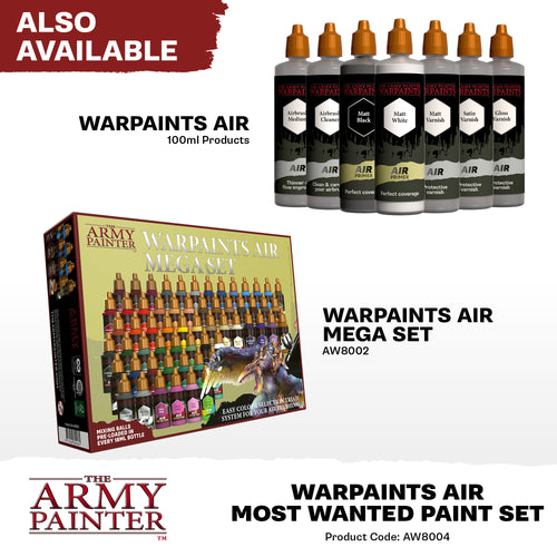 Army Painter: Warpaints Air Most Wanted Paint Set