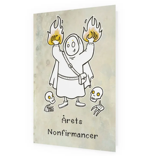 Postkort: Årets Nonfirmancer (med kuvert)