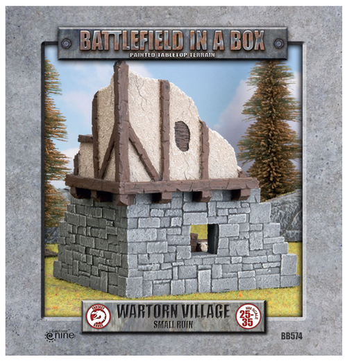 Battlefield in a box: Wartorn Village - Small Ruin