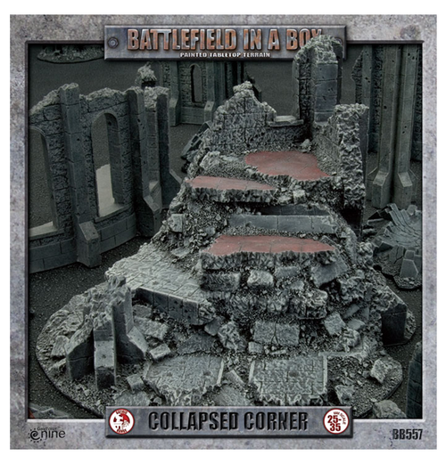 Battlefield in a box: Gothic Industrial Ruins - Collapsed Corner