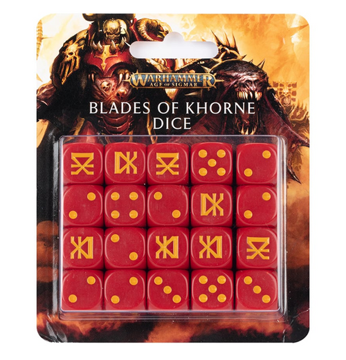 Age of Sigmar: Blades of Khorne - Dice Set