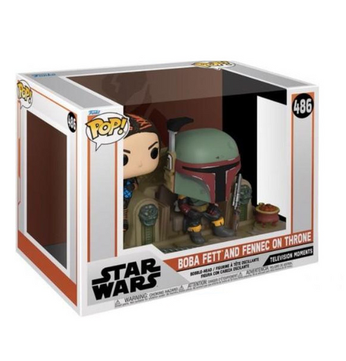 Funko POP! Moments - Star Wars - Boba Fett and Fennec on Throne #486