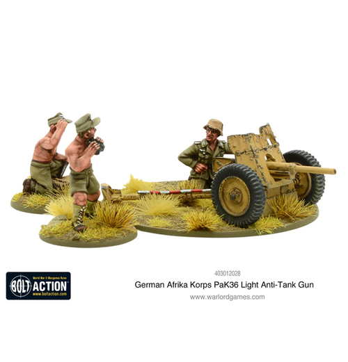 Bolt Action: Afrika Korps - PaK 36 Light Anti Tank Gun (Eng)