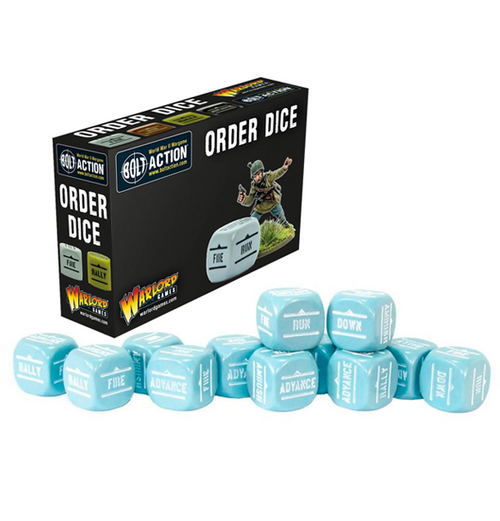Bolt Action: Orders Dice - Blue