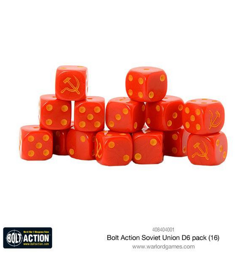 Bolt Action: Soviet Union - D6 Dice Set (Eng)