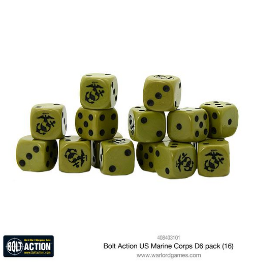 Bolt Action: US Marine Corps - D6 Dice Set