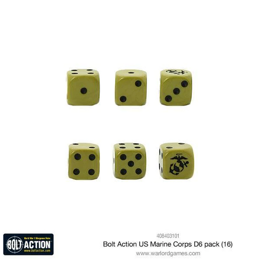 Bolt Action: US Marine Corps - D6 Dice Set