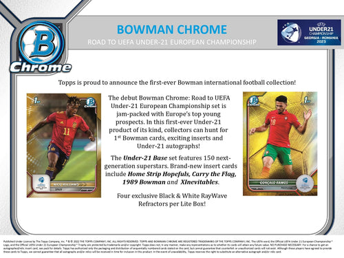 Topps Bowman Chrome U21 EURO 2023 - Lite Box