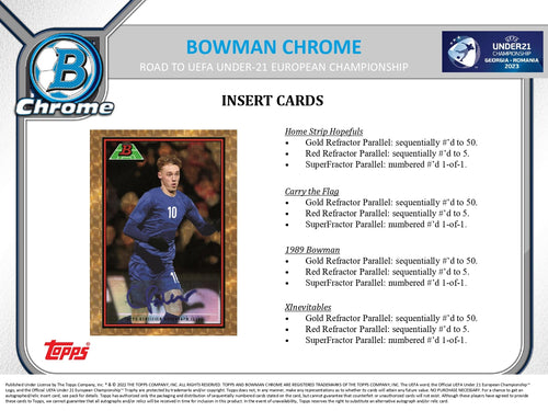 Topps Bowman Chrome U21 EURO 2023 - Lite Box