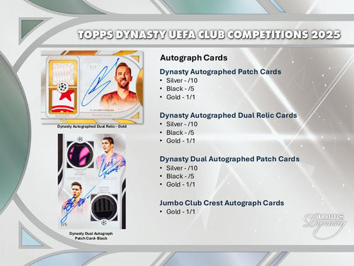 Topps Dynasty UEFA Champions League 2024/25 - Hobby Box