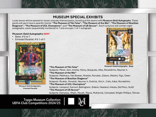 Topps Museum Collection UEFA Club Competitions 2024/25 - Hobby box