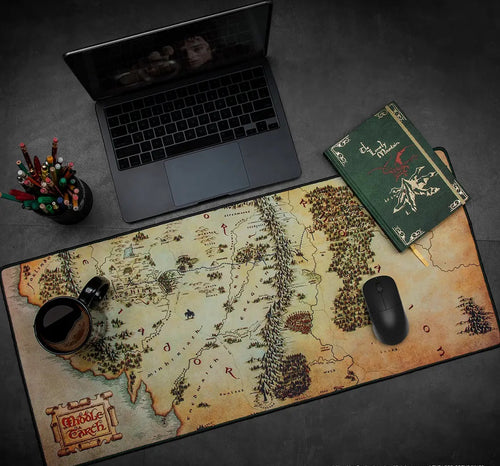 Desk Mat: Middle-earth Map - The Lord of the Rings