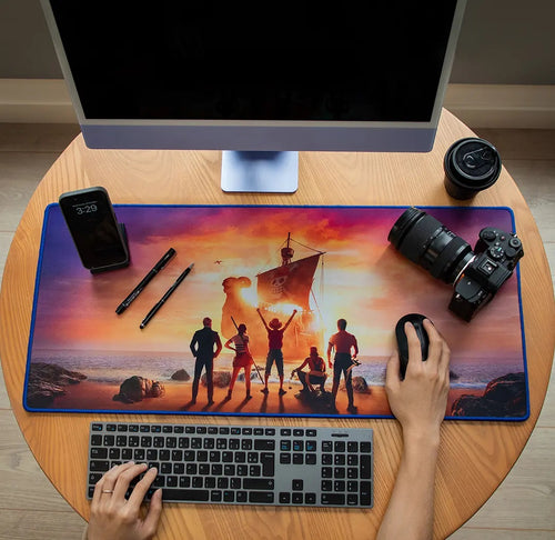 Desk Mat: Going Merry & Straw Hat Crew - One Piece Netflix
