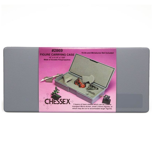Chessex: Figure Carrying Case with 3 Uncut Foam Layers