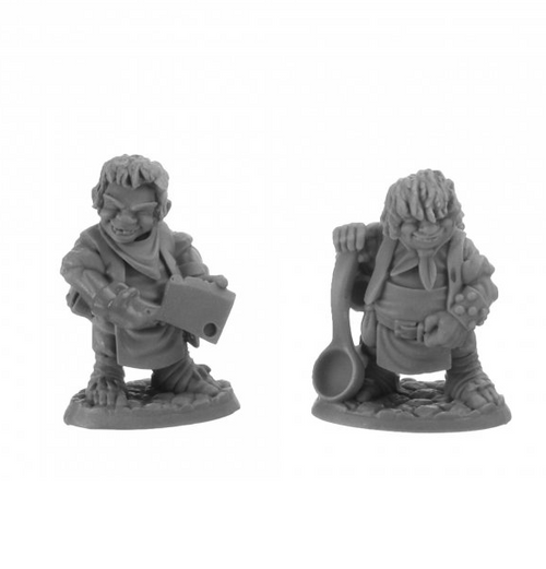 Reaper Bones USA: Chop and Grub - Halfling Cooks