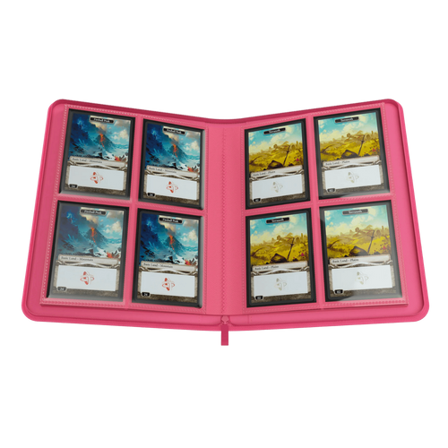 Gamegenic: Zip-Up Album 8- Pocket - Pink