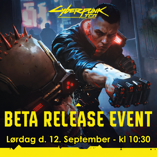 Cyberpunk TCG Beta-event - Lørdag d. 12. september