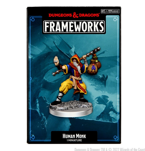 Dungeons & Dragons: 5th Ed. - Frameworks - Human Monk Male