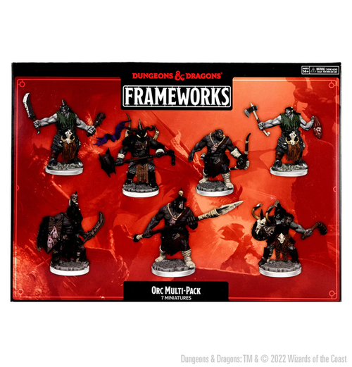 Dungeons & Dragons: 5th Ed. - Frameworks - Orcs (7 stk)