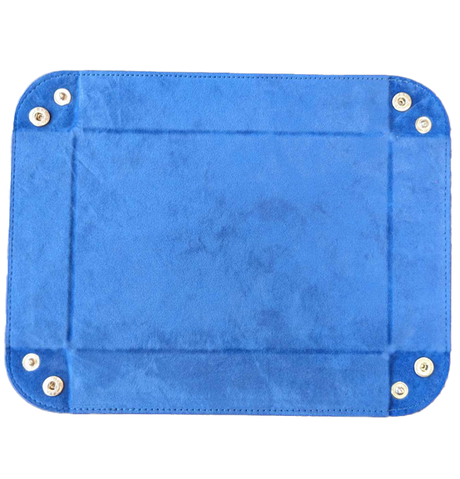 Folding Dice Tray - Blue
