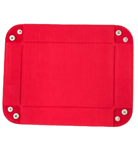 Folding Dice Tray - Red