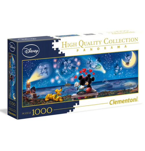 Clementoni: Disneys Mickey & Minnie Panorama - 1000 (Puslespil)