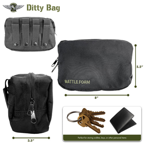 Battle Foam - Ditty Bag P.A.C.K. Molle Accessory (Black)