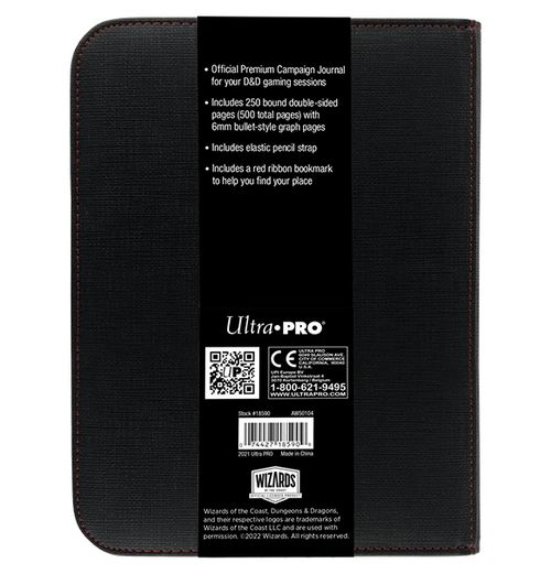 Ultra PRO Dungeons & Dragons Premium Campaign Journal