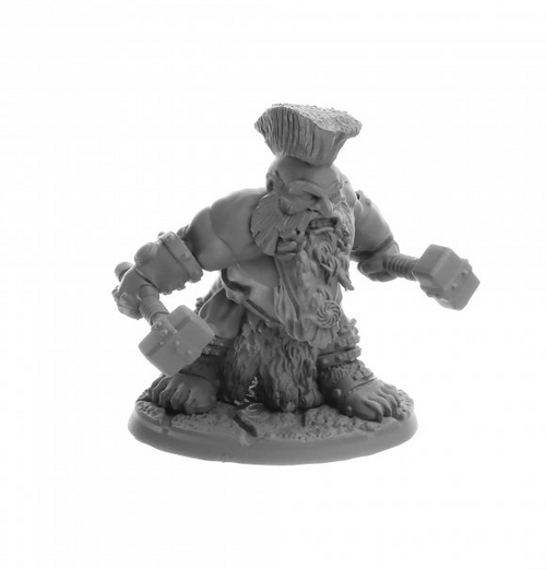 Reaper Bones USA: Dorn Ironspike - Dwarf Warrior