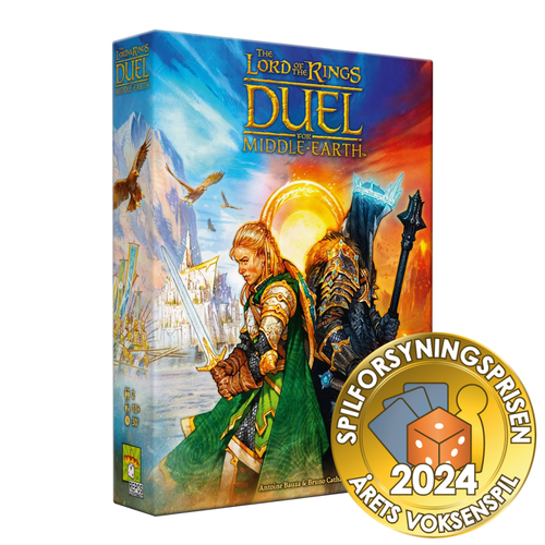 (Beskadiget) The Lord of the Rings - Duel for Middle-Earth (Nordic) - Årets Voksenspil 2024