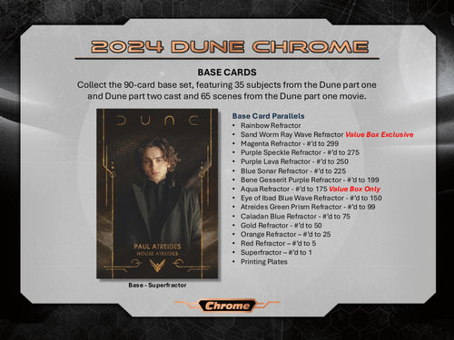 Topps Chrome Dune 2024 - Value Box