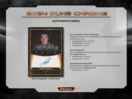 Topps Chrome Dune 2024 - Value Box