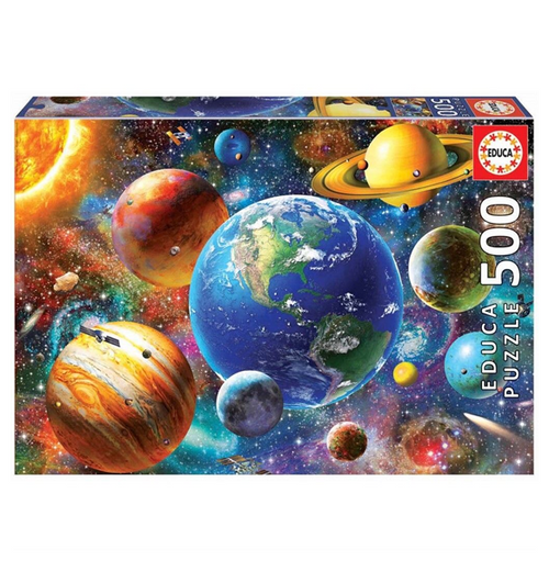 Educa: Solarsystem - 500 (Puslespil)