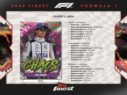 Topps Finest Formula 1 2024 - Hobby Box
